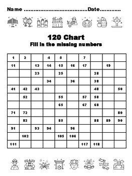 120 Chart Activities, 100, Holidays Around The World Common Core Grade 1 Math