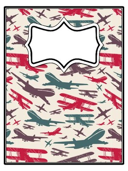 4 Air Transportation Binder Covers and Spines