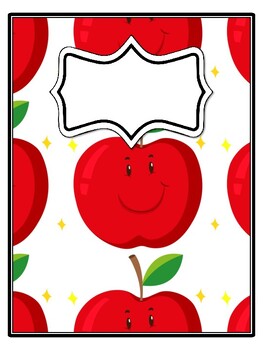 4 Apple Binder Covers and Spines