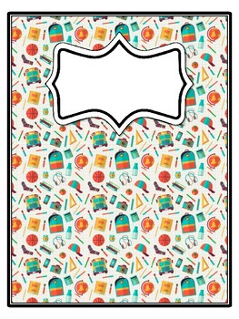 4 Back To School Binder Covers and Spines