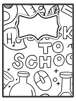 4 Back To School Binder Covers and Spines