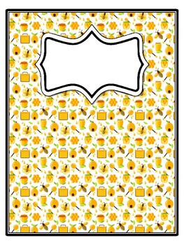 4 Bee, Apiary Binder Covers and Spines