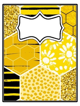 4 Bee, Honey Binder Covers and Spines