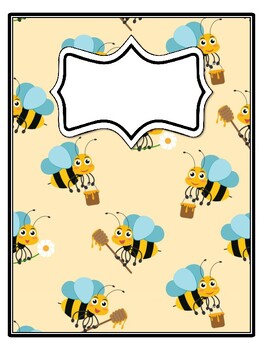 4 Bee, Honey Binder Covers and Spines