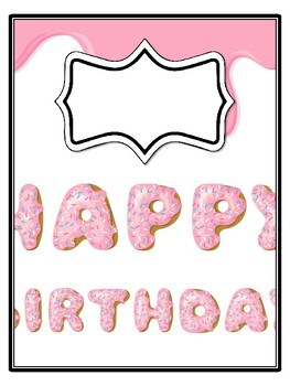 4 Birthday Binder Covers and Spines