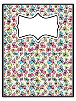 4 Bugs Binder Covers and Spines