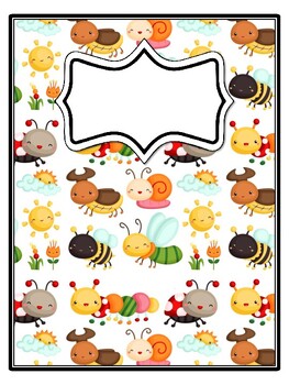 4 Bugs Binder Covers and Spines