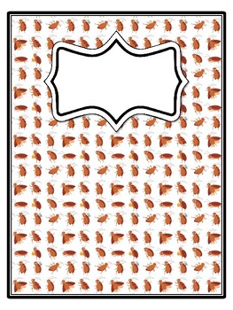 4 Bugs Binder Covers and Spines