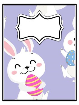 4 Bunny Binder Covers and Spines