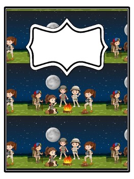 4 Camping Binder Covers and Spines