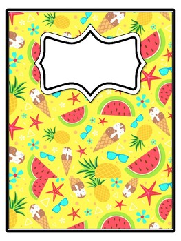 4 Camping Binder Covers and Spines