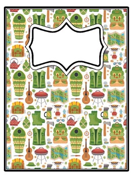 4 Camping Binder Covers and Spines
