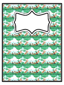 4 Camping Binder Covers and Spines