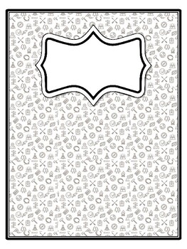 4 Camping Binder Covers and Spines, Camping Classroom ManagementIncludes