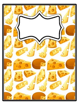 4 Cheese Binder Covers and Spines