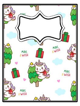 4 Christmas Binder Covers and Spines