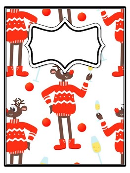 4 Christmas Binder Covers and Spines