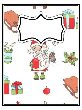 4 Christmas Binder Covers and Spines