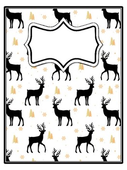 4 Christmas Binder Covers and Spines