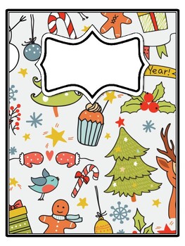 4 Christmas Binder Covers and Spines