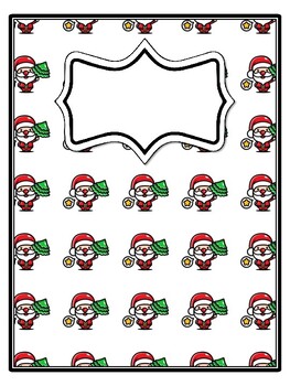 4 Christmas Binder Covers and Spines