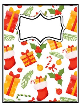 4 Christmas Binder Covers and Spines