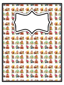 4 Desserts Binder Covers and Spines