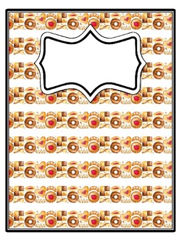 4 Desserts Binder Covers and Spines
