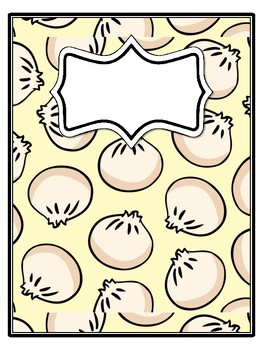 4 Dimsum Binder Covers and Spines