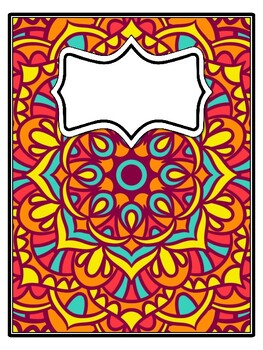 4 Diwali Binder Covers and Spines