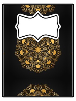 4 Diwali Binder Covers and Spines