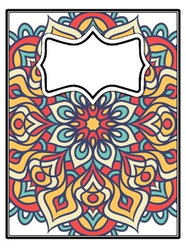 4 Diwali Binder Covers and Spines