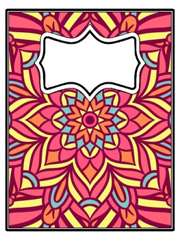 4 Diwali Binder Covers and Spines