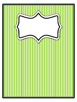 4 Earth Day Binder Covers and Spines
