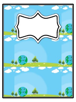 4 Earth Day Binder Covers and Spines