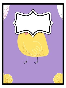 4 Easter Binder Covers and Spines