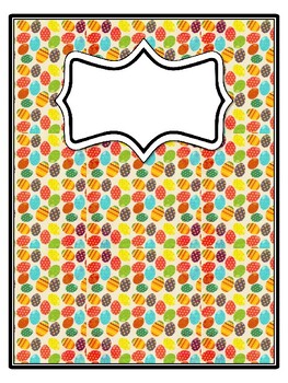 4 Easter Binder Covers and Spines