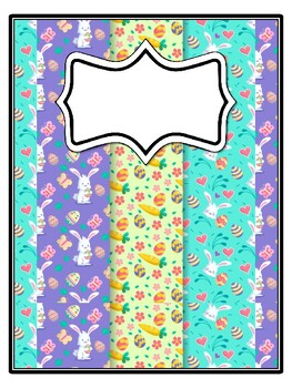 4 Easter Binder Covers and Spines