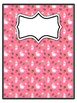 4 Easter Binder Covers and Spines