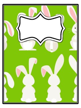 4 Easter Binder Covers and Spines