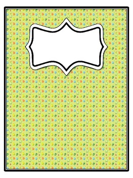 4 Easter Binder Covers and Spines
