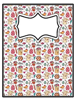 4 Easter Binder Covers and Spines