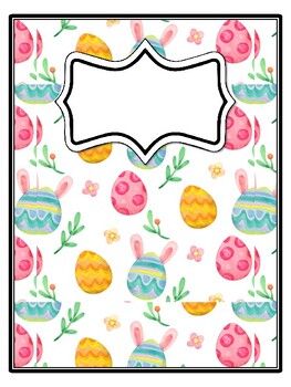 4 Easter Binder Covers and Spines