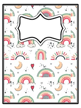 4 Fairy Tales Binder Covers and Spines