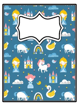 4 Fairy Tales Binder Covers and Spines