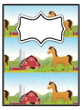 4 Farm Binder Covers and Spines