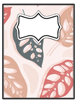 4 Leaves Binder Covers and Spines