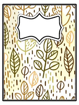 4 Leaves Binder Covers and Spines