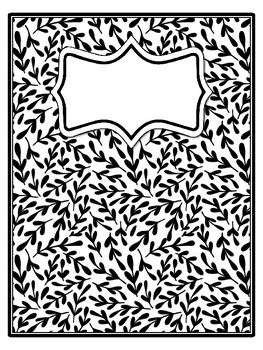 4 Leaves Binder Covers and Spines