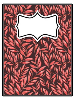 4 Leaves Binder Covers and Spines